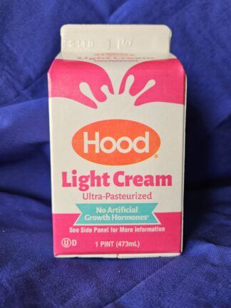 Pint Hood Light Cream